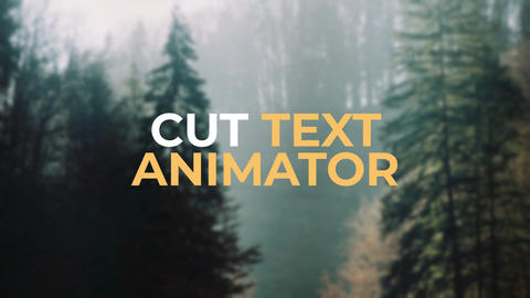 Cut Text Animator