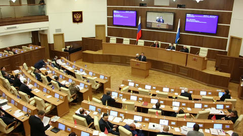 Meeting in the Parliament