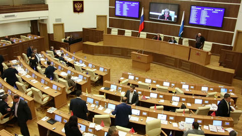 Meeting in the Parliament