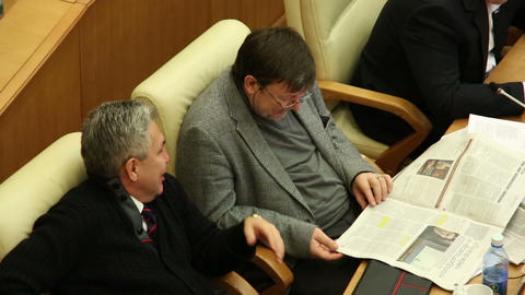 Meeting in the Parliament