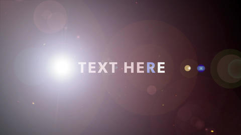 The title animation which is most suitable for the accent on the way of an opening title and the - 9