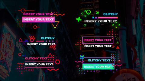 Stylich Glitch Lower Thirds