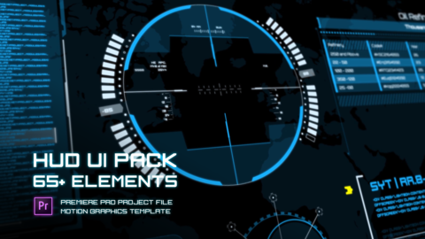 HUD UI Elements Pack - Mogrts Motion Graphics template 13708300 ...