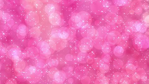 Fantasy bokeh and Particle ピンク