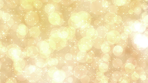 Fantasy bokeh and Particle シャンパンゴールド