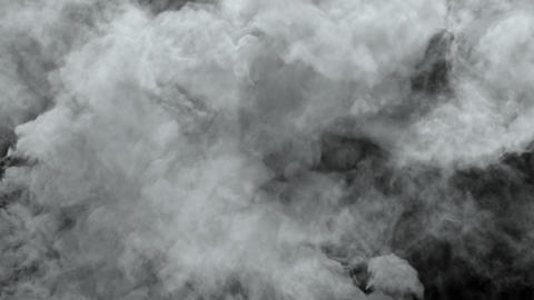 Realistic white smoke rising over an alpha channel. Abstract fume reveal