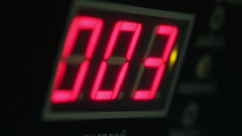 Bomb digital timer countdown and explosion