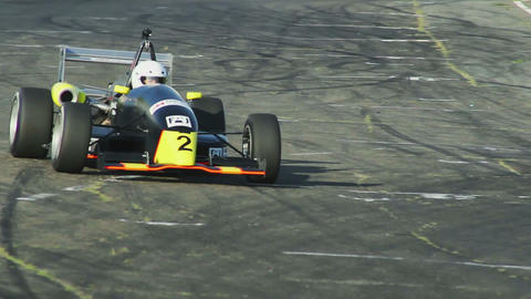 Formula 1 F1 action moments. Cars approach, turn, steel, overtake. Competition