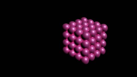 Spheres in a cube - 3D print model 3D model 14036812 | MotionElements