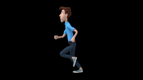 Cartoon Sprinting Gif