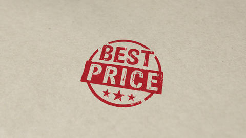 Best price stamp and stamping animation