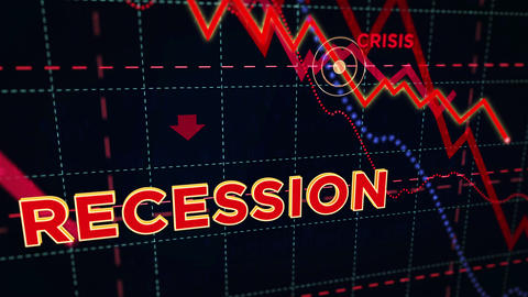 Recession stock markets down chart