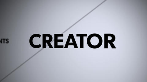 The text introduction motion that is stylish with monochrome!