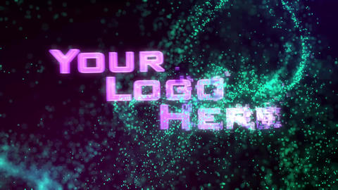 Digital Chalk - Digital Matrix-like Logo Reveal - 5