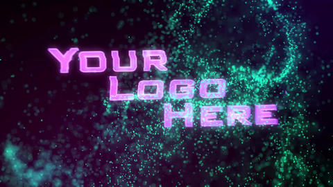 Digital Chalk - Digital Matrix-like Logo Reveal - 6
