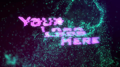Digital Chalk - Digital Matrix-like Logo Reveal - 7