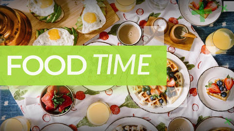 Food Time After Effects模版 14457710 | MotionElements