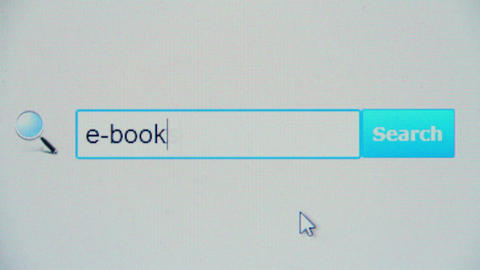 E-books - browser search query, Internet web page