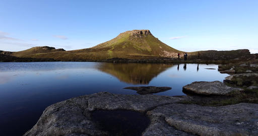 Beautiful scenic landscape of Scotland nature. 4K Footage