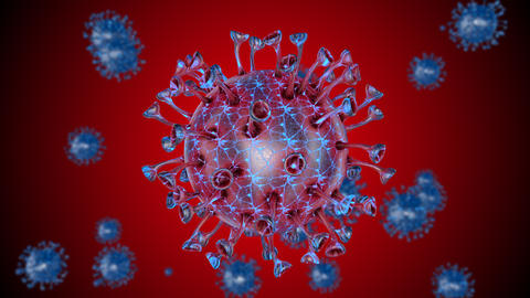 Microscope virus cell