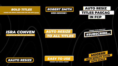 Auto Scale Titles