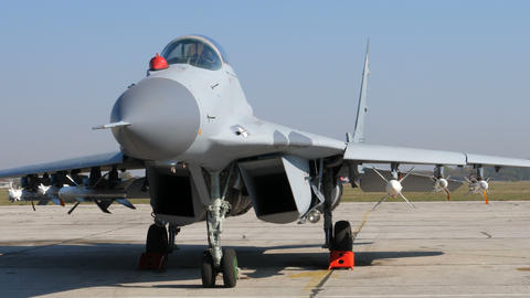Air Force Supersonic Interceptor Armed with Real Live影片 14898843 ...