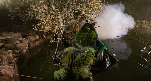 Fantastic image of Poseidon. Fine Art Fairy Tale Photography