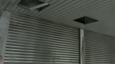 Light fitting fallen out in typhoon wind