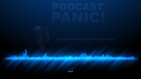 Podcast Panic Audio Visualization Template - 1