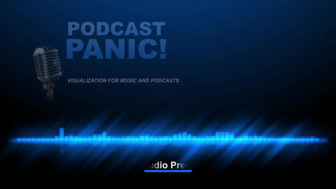 Podcast Panic Audio Visualization Template - 2
