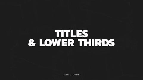 Modern Titles & Lower Thirds