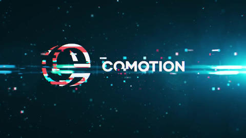 Digital Glitch Logo Reveal