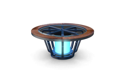 TV Studio 3d Virtual News desk 1
