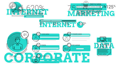 30 Line Infographic Elements - 9