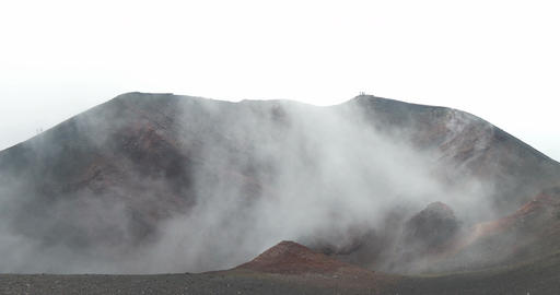 Etna Summit Crater Tourist