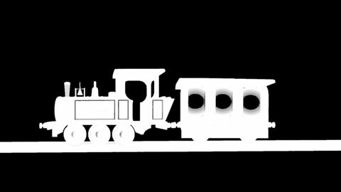 Animated Moving Train Cute Cartoon Steam Train Moving Rotating