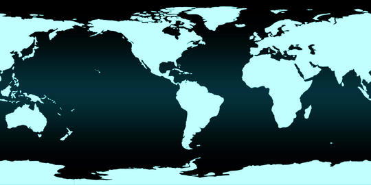 VR 360 World Map Spin