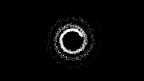 Particles that draw a circle type 2