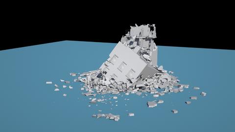 Collapsed Building 3D model 15461315 | MotionElements