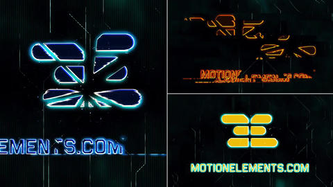 Cyber Glitch Logo V.1