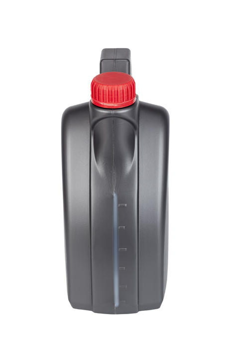 Plastic container of lubrication oil
