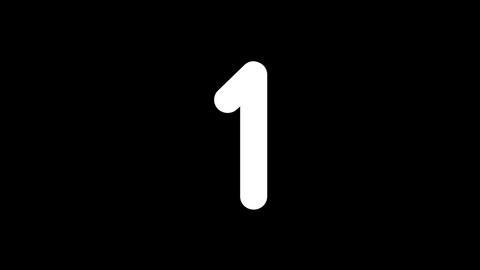 One. Numbers from sand