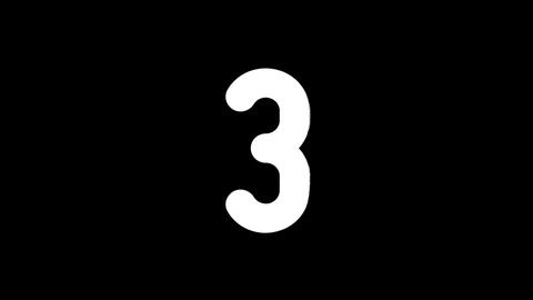 Three. Numbers from sand