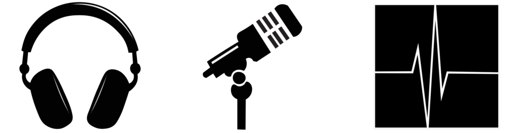 3 music icons vector