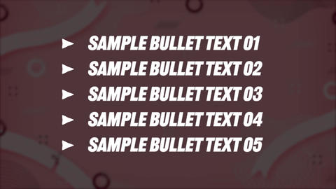 Checkbox List With Bullet Points Motion Graphics template 15804479 ...