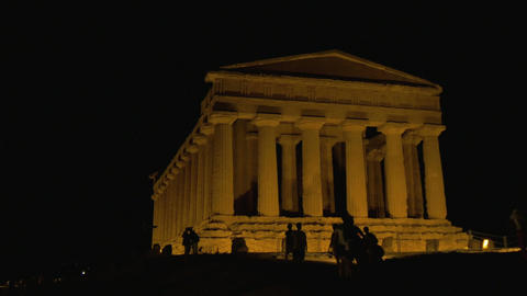 Temple Concordia Night view