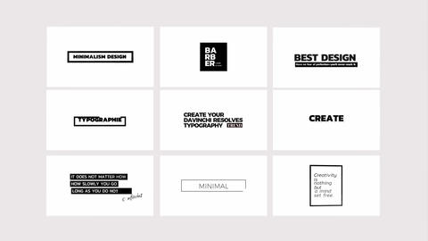 Clean Minimal Titles Vol.1