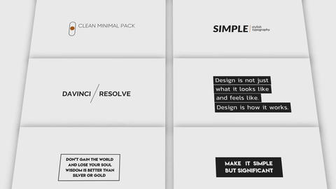 Clean Minimal Titles Vol.2