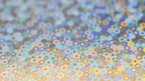 Colorful circles of light