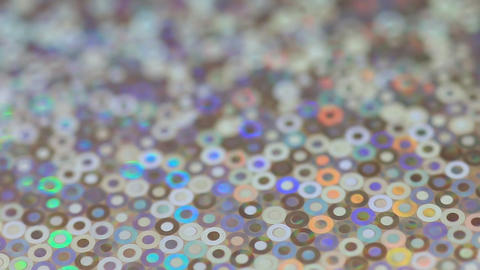 Colorful circles of light